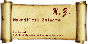 Makróczi Zelmira névjegykártya